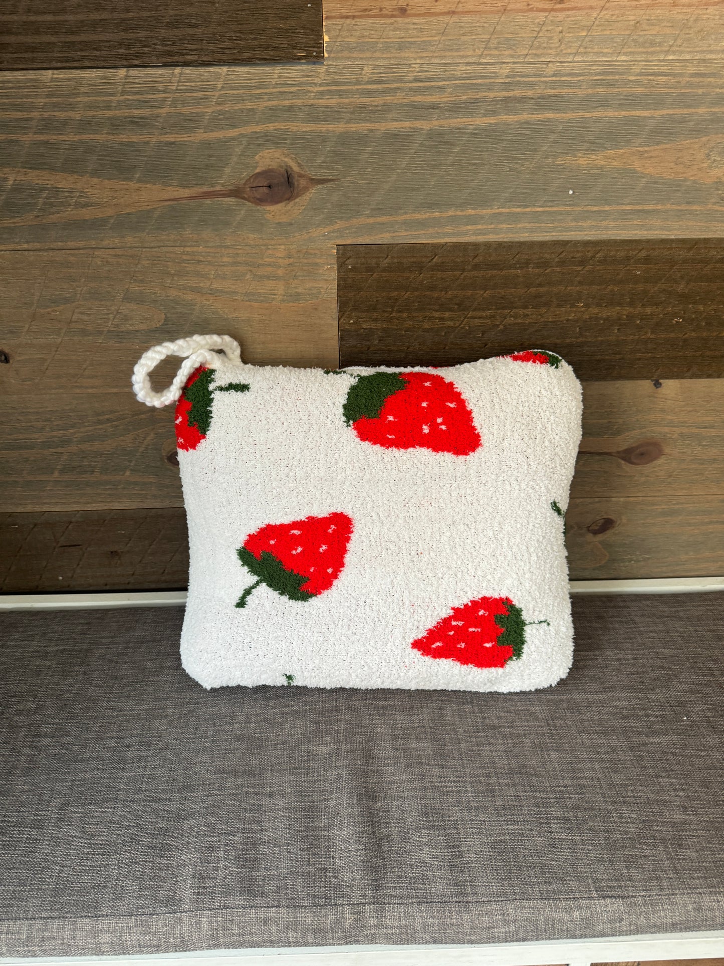 Strawberry Blanket Pillow (50x70)