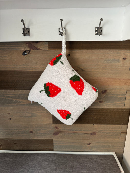 Strawberry Blanket Pillow (50x70)