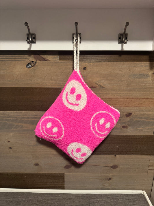 Pink Smile Blanket Pillow (50x60)