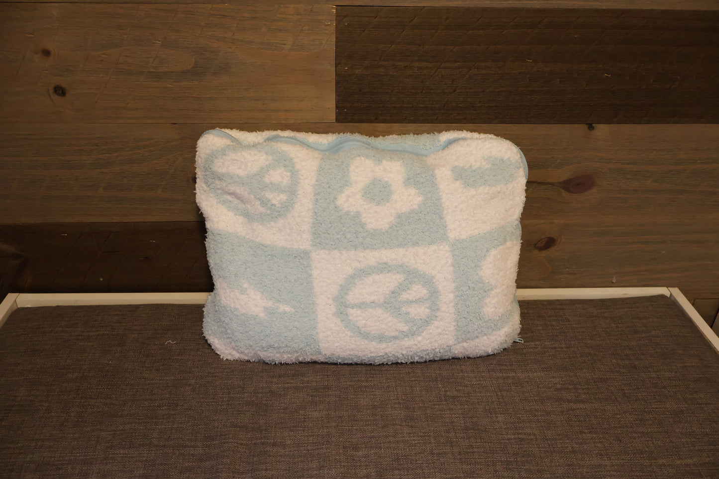 Blue Peace Blanket Pillow (50x60)