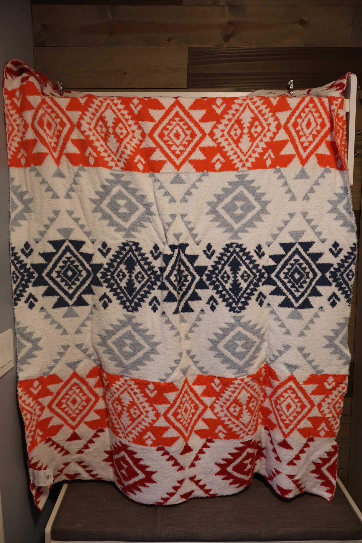 Blue Aztec Blanket Pillow (50x60)